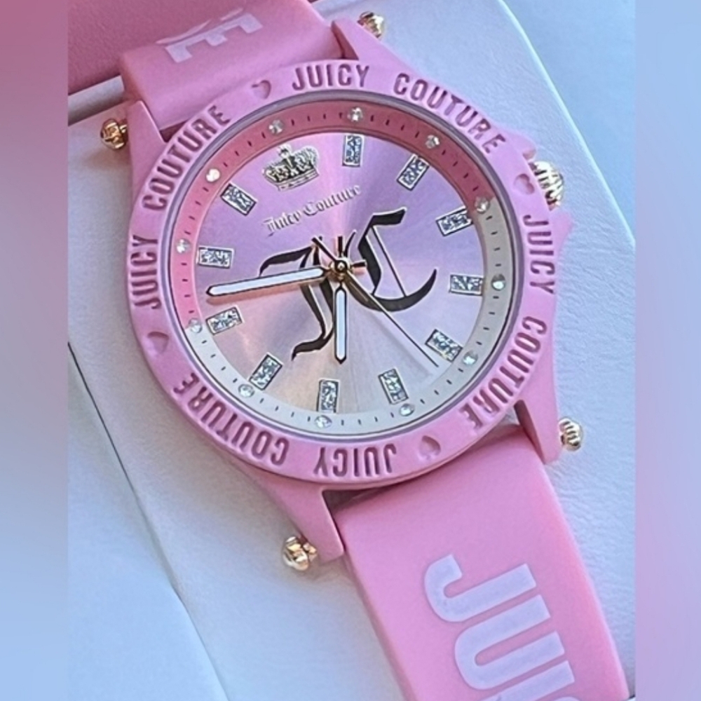 Juicy Couture Rose Gold and Pink Watch - Picture 5 of 6